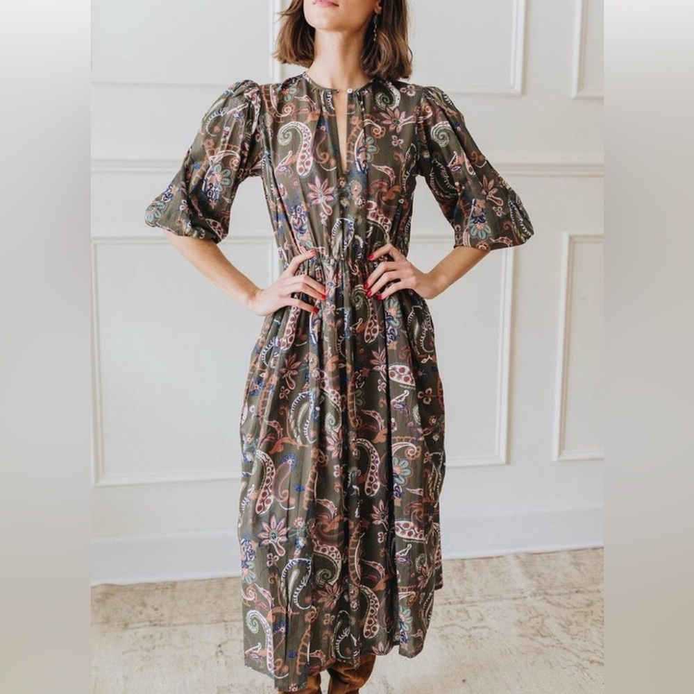 Mille - Celeste Dress in Sunset Floral Paisley
